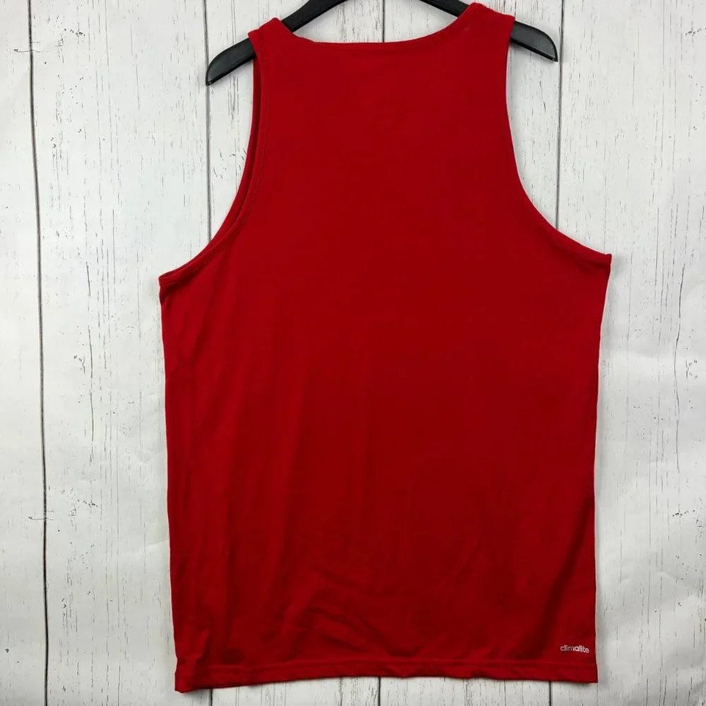 NC State Wolfpack NCAA Large Adidas Climalite Casual Sleeveless‎ Shirt New Men